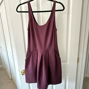 Wilfred Deep Purple Poplin Dress